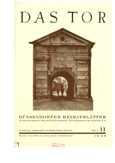 das Tor 11/1935