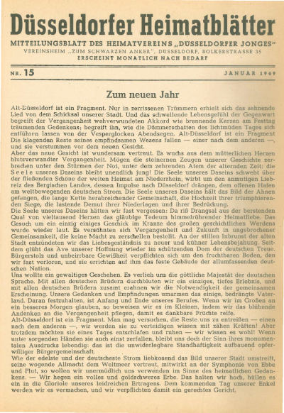 das Tor 15 01/1949