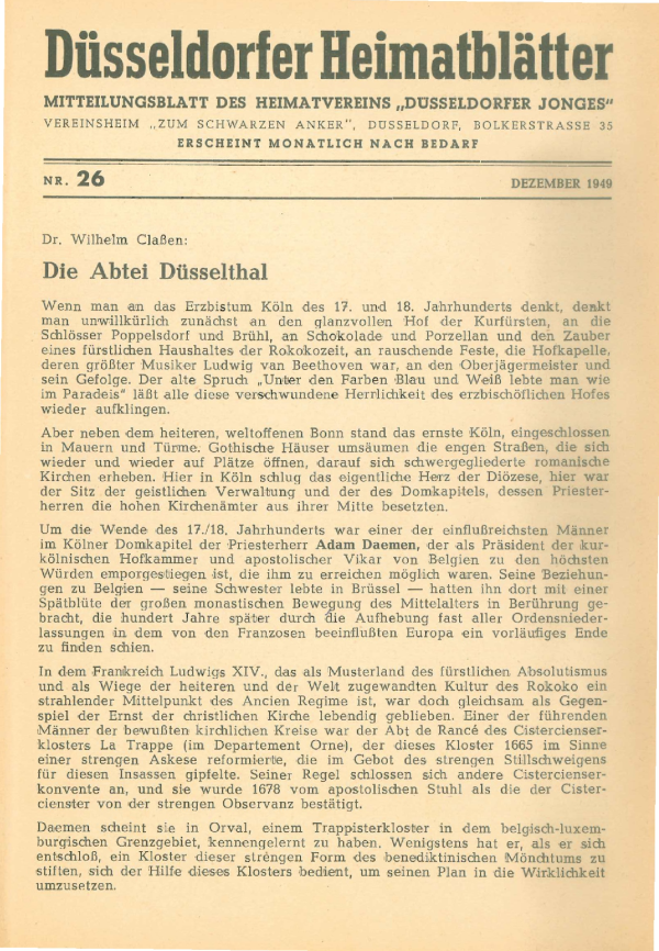 das Tor 26 12/1949