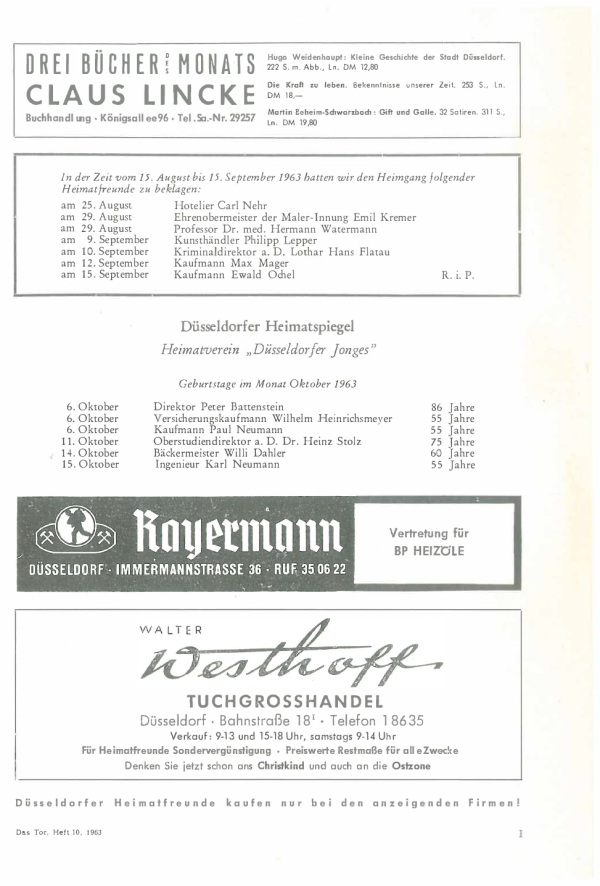 das Tor 10/1963