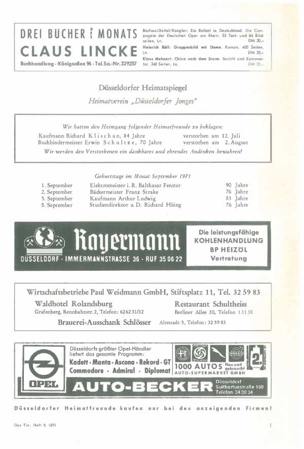 das Tor 09/1971