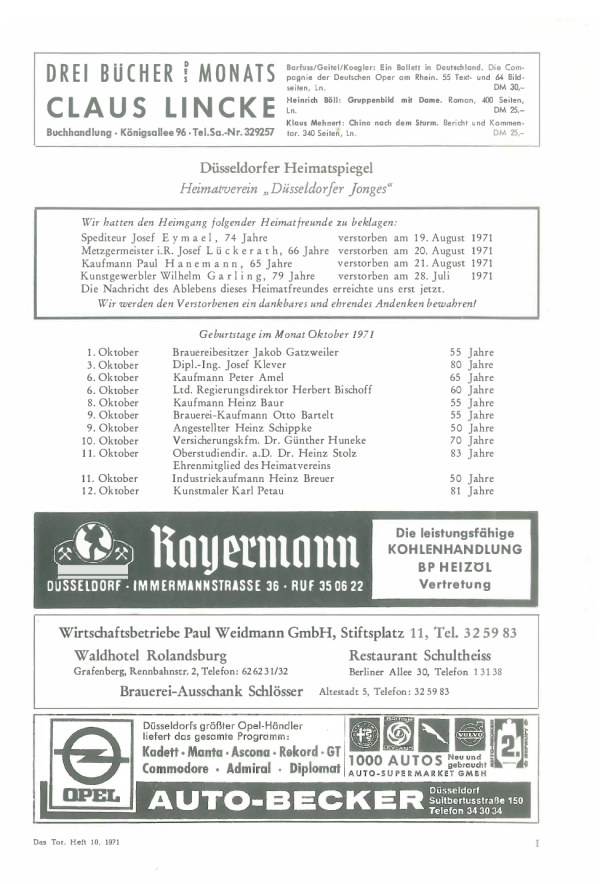 das Tor 10/1971