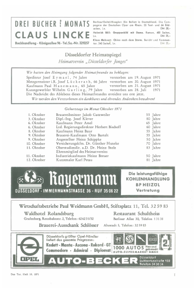 das Tor 10/1971