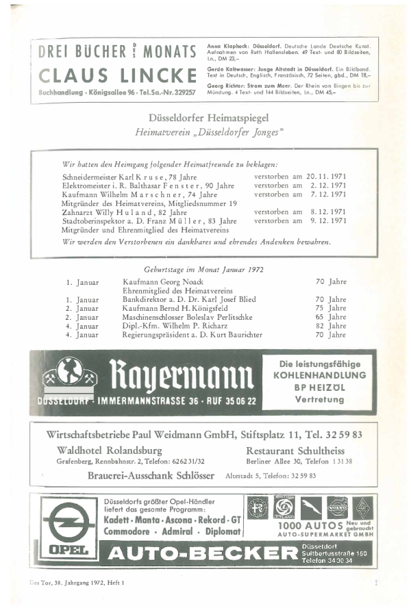 das Tor 01/1972