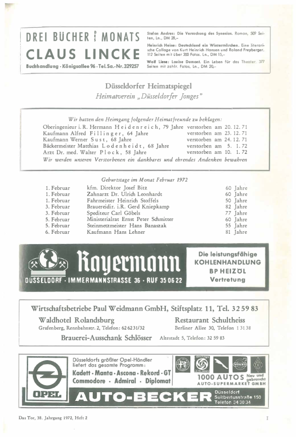 das Tor 02/1972