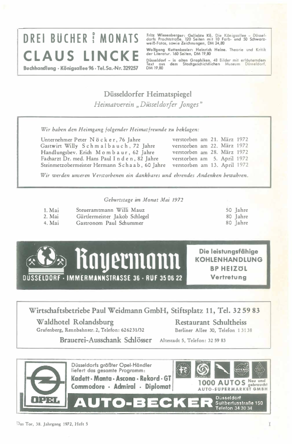 das Tor 05/1972