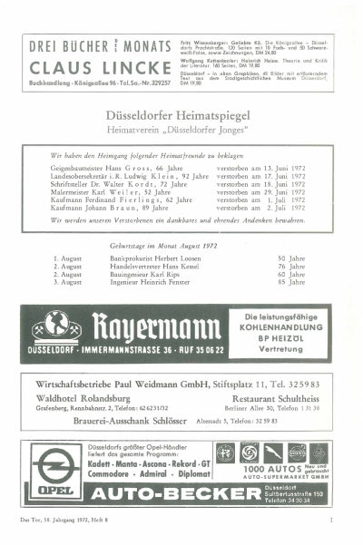 das Tor 08/1972