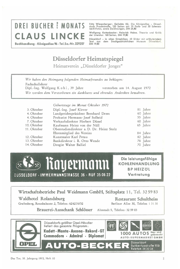 das Tor 10/1972