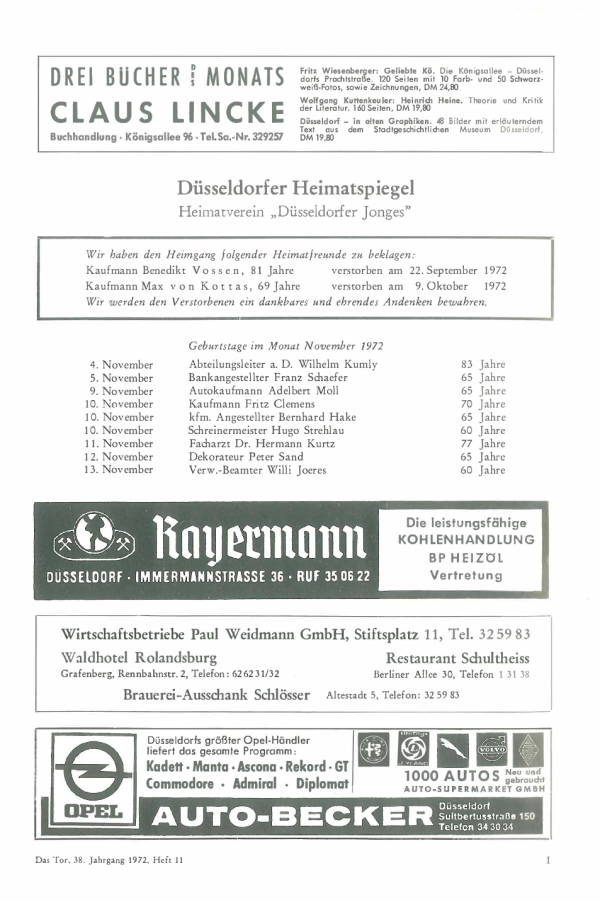 das Tor 11/1972