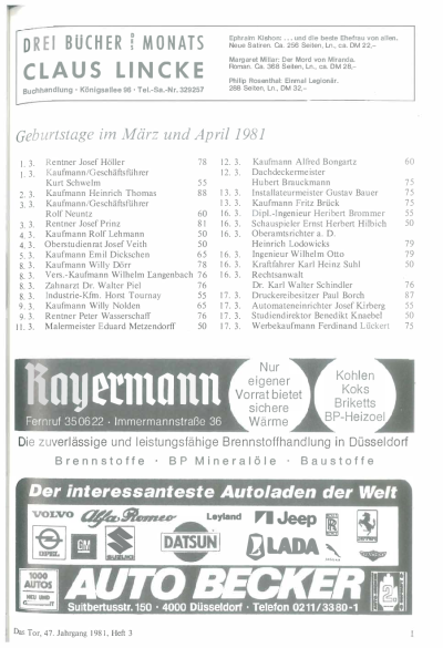 das Tor 03/1981