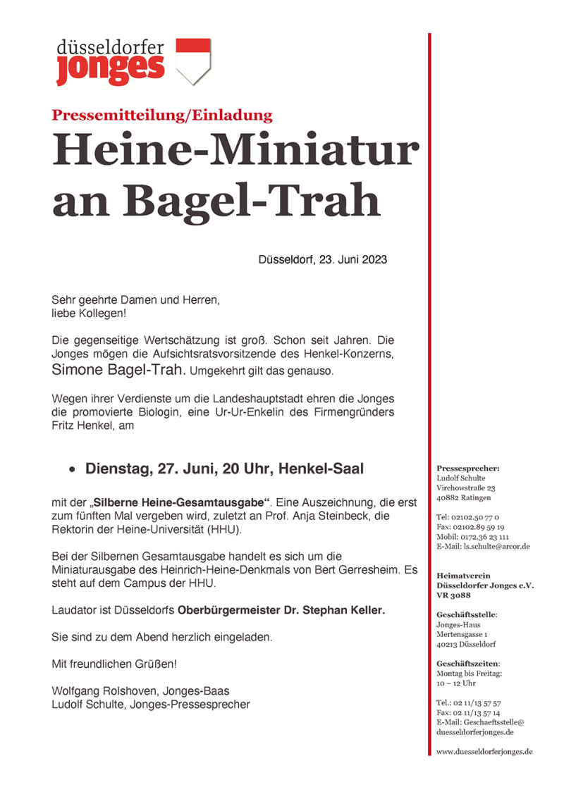 Presse Bagel Trah