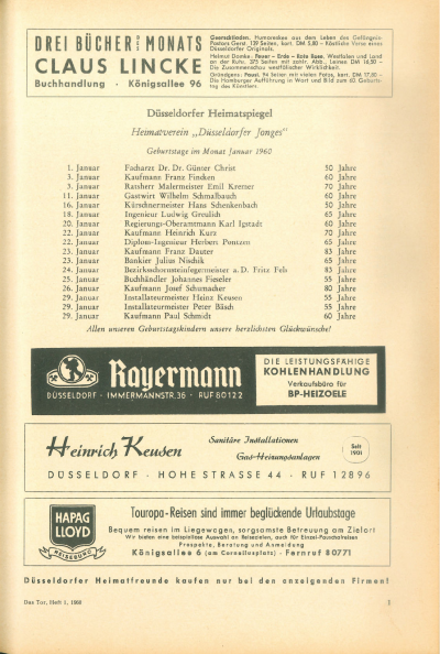 das Tor 01/1960